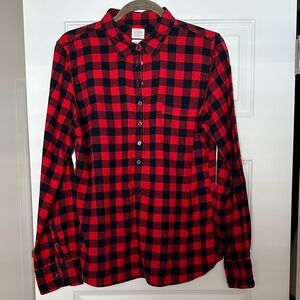 J Crew Perfect Fit Flannel Shirt